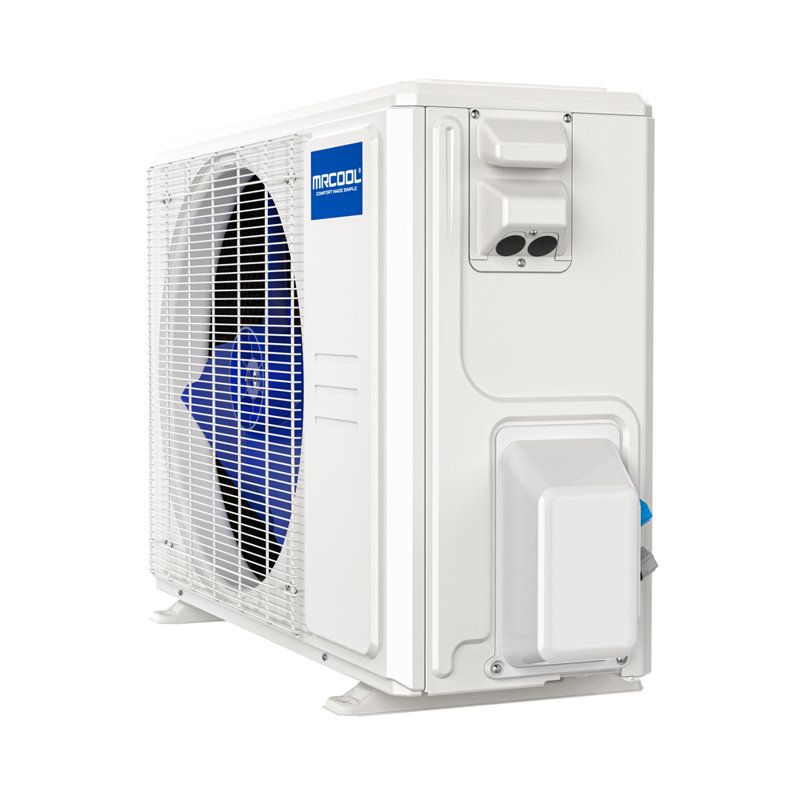 9,000 BTU Ductless Mini Split Air Conditioner with Heater, Remote and WiFi Control