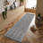 Loom & 2X8 White Area Rug - Traditional Eat-In Kitchen Carpet, Stain , Non-Shedding, Pet Safe, Effortless To Sanitize Entryway Floor Runner, Resistance, , Easy Wipe Clean