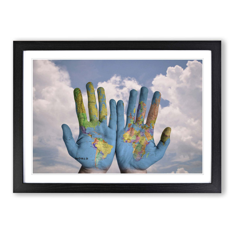 Single Picture Frame Print, Black