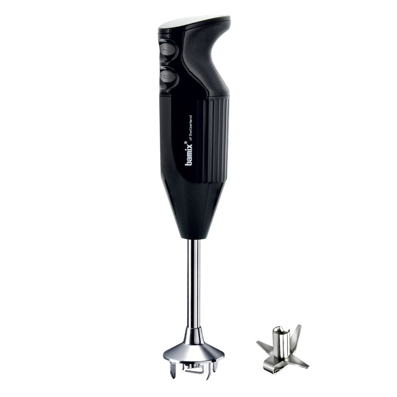 Bamix Classic 140W Hand Blender, Black