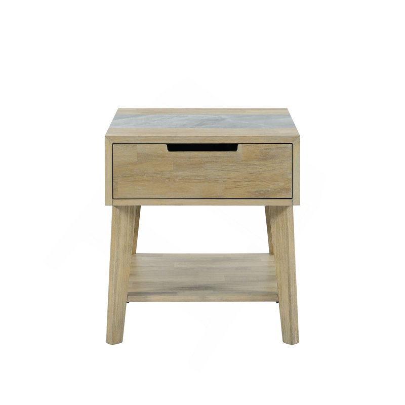 Table d'appoint Inlay - brun