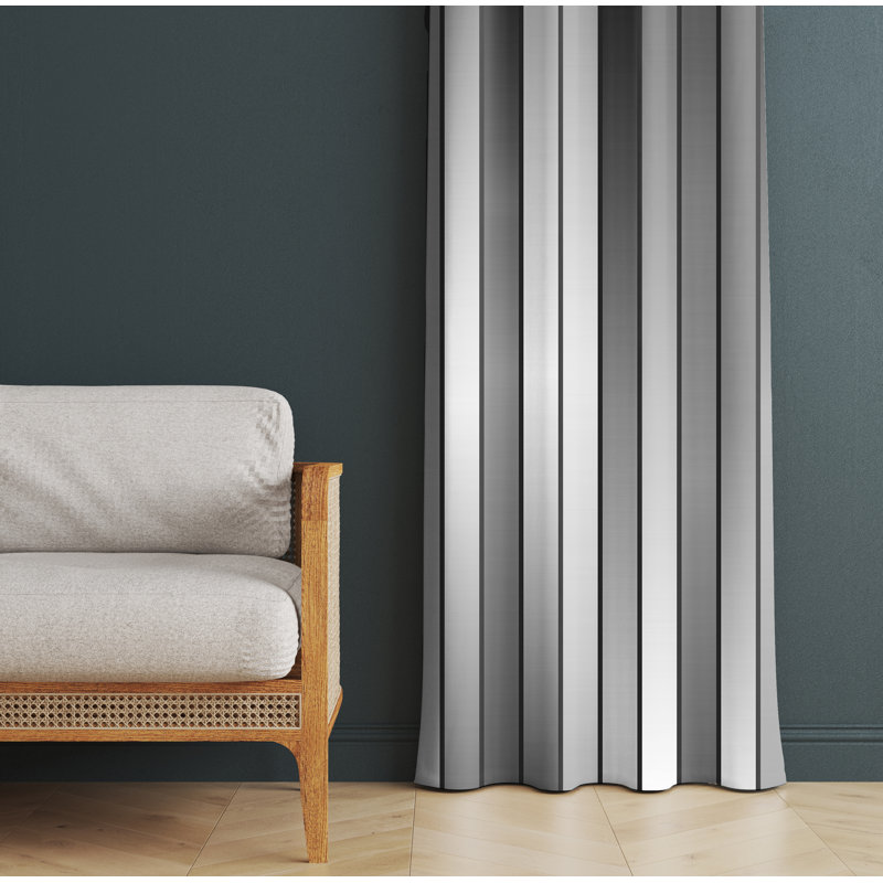 Semi Sheer Curtain Panel Pair, 20" W x 82" L