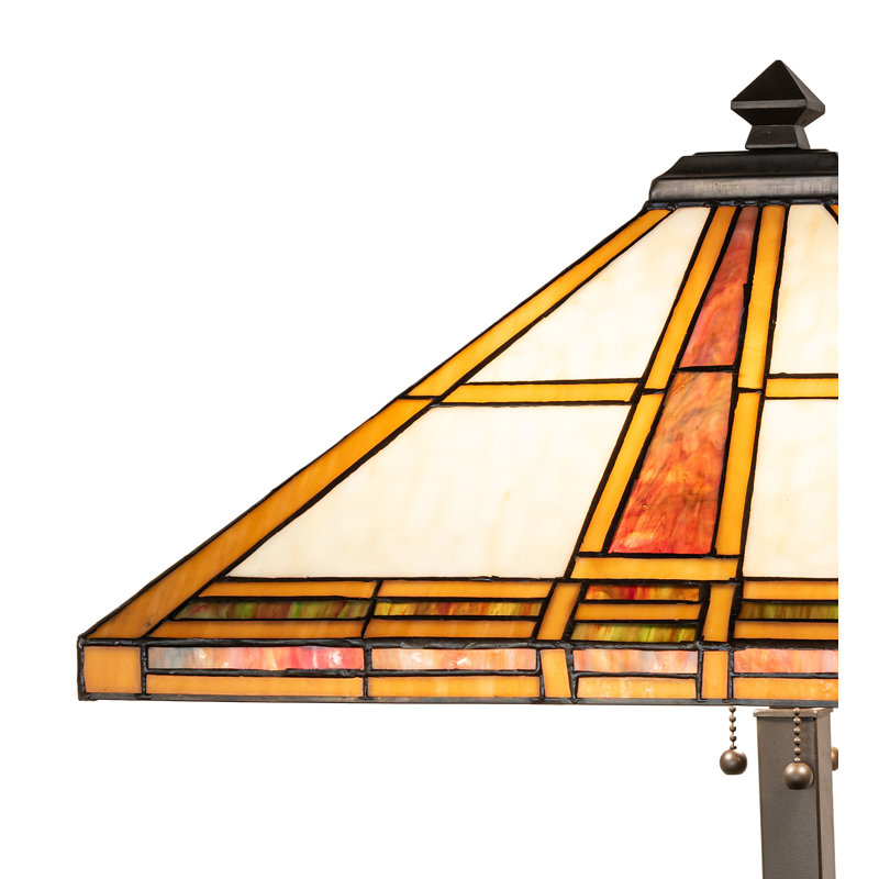31" High Prairie Straw Buffet Lamp