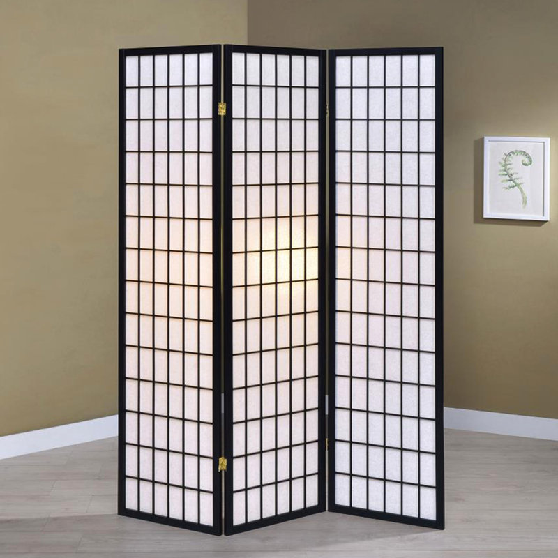 3-Panel Room Divider Folding Shoji Screen