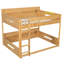 Lit superposé grand sur grand avec tablettes de rangement et ports USB-10224849
