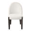 Chaise d'appoint moderne en tissu beige, ensemble de 2-1255057022