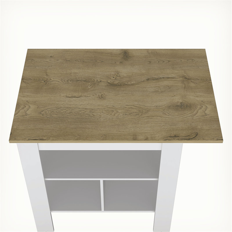 Versatile Pompeya Kitchen Island with Abundant Storage and Functionality