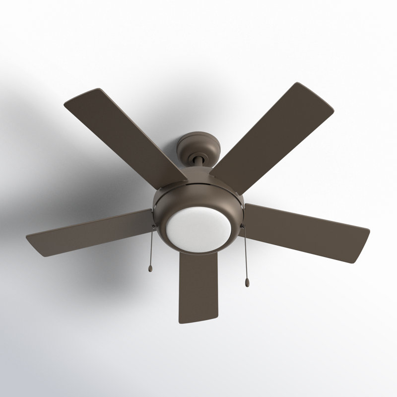 42'' Ceiling Fan with LED Lights, Metallic Matte Bronze with Metallic Matte Blades