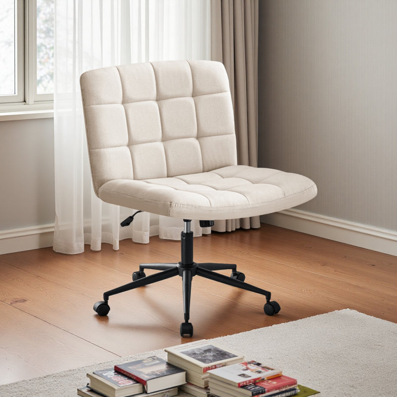 Fauteuil de bureau Homw Office, Lin beige