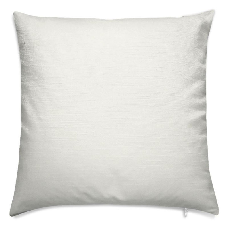 Wildflowers I Luxury Panel Pillow, Blue/Sage Green/White Dove, 22"H x 22"W