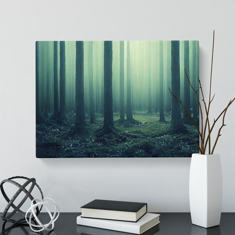 Forest Mist Vol.1 - Wrapped Canvas, 35cm H x 50cm W x 3cm D