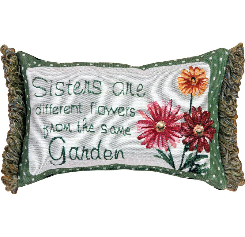 Coussin manuel rectangulaire imprimé en polyester 12,5 po x 8 po