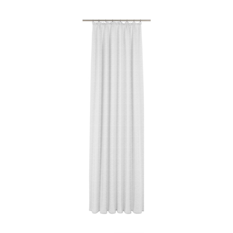 PePPer Semi Sheer Curtain Single Panel, Width 600 x Drop 245 cm