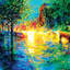 « iris scott-brooklyn », peinture sur toile tendue-18775654-74302772-74302773