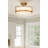 Harper Three Light 18" Retro Bowl Semi-Flush Mount Ceiling Light-1646376368-1658876543