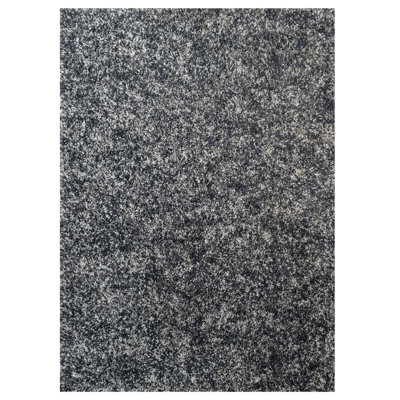 Geyer Shaggy Dark Grey Rug, Rectangle 120 x 170cm