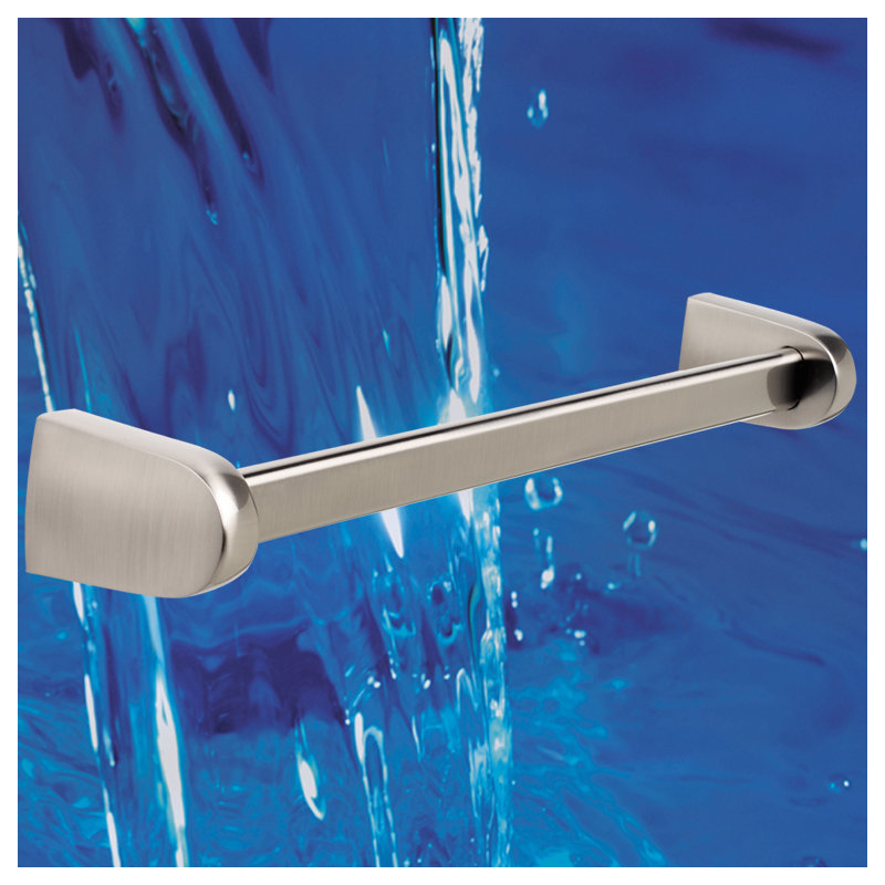 Euro Towel Bar, Satin Nickel
