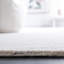 Tapis argenté en laine tissé à la main Nasir-17990039