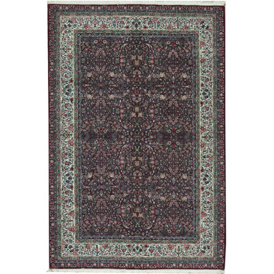 Shah Wool Oriental Area Rug in Green/Gray
