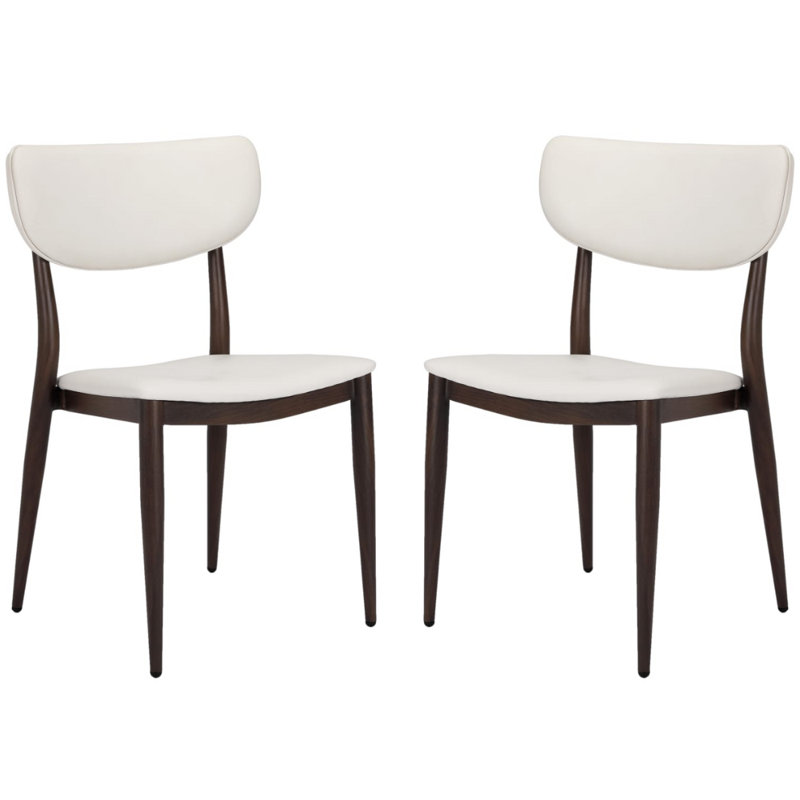 Chaise d'appoint rembourrée Hackney, Blanc