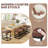 Modern Edge, Cozy Feel: Faux Leather Upholstered Counter Bar Stools for Every Home-618415377