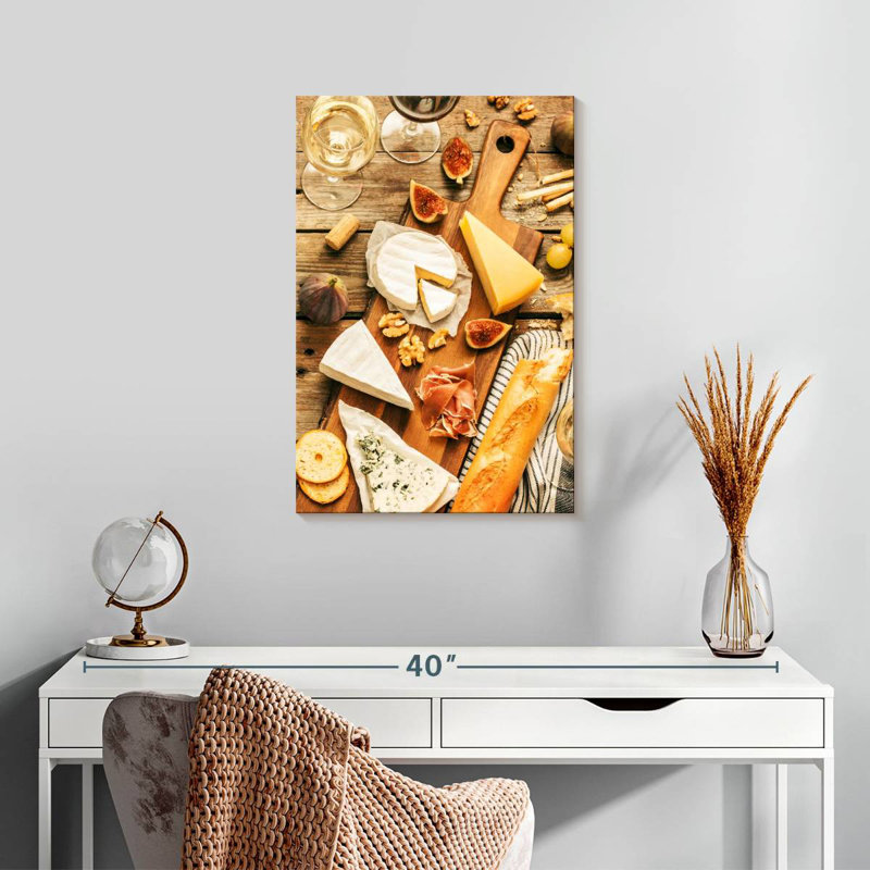 Yarlin Wine And Cheese Snacks, 24" H x 16" W