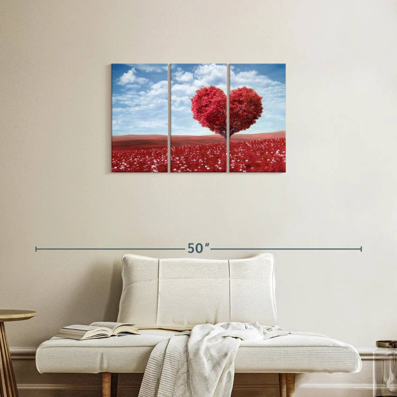 Cœur d'arbre rouge Harnek, H 20 po x l 33 po