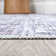 Didim Boho Medallion Machine-Washable Gray/Purple Rug