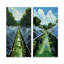 Panneaux solaires Green Solution Field I - ensemble de 2 panneaux muraux solaires en métal-368913659