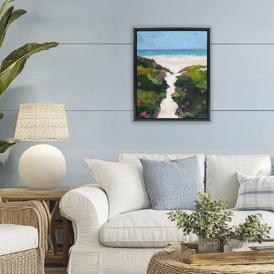 Cadre flottant moderne Coastal Path, design par Dorothy Holmes Mohler