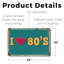 Panneau en plastique I Love The 80's Street 10 po x 14 po-119528683