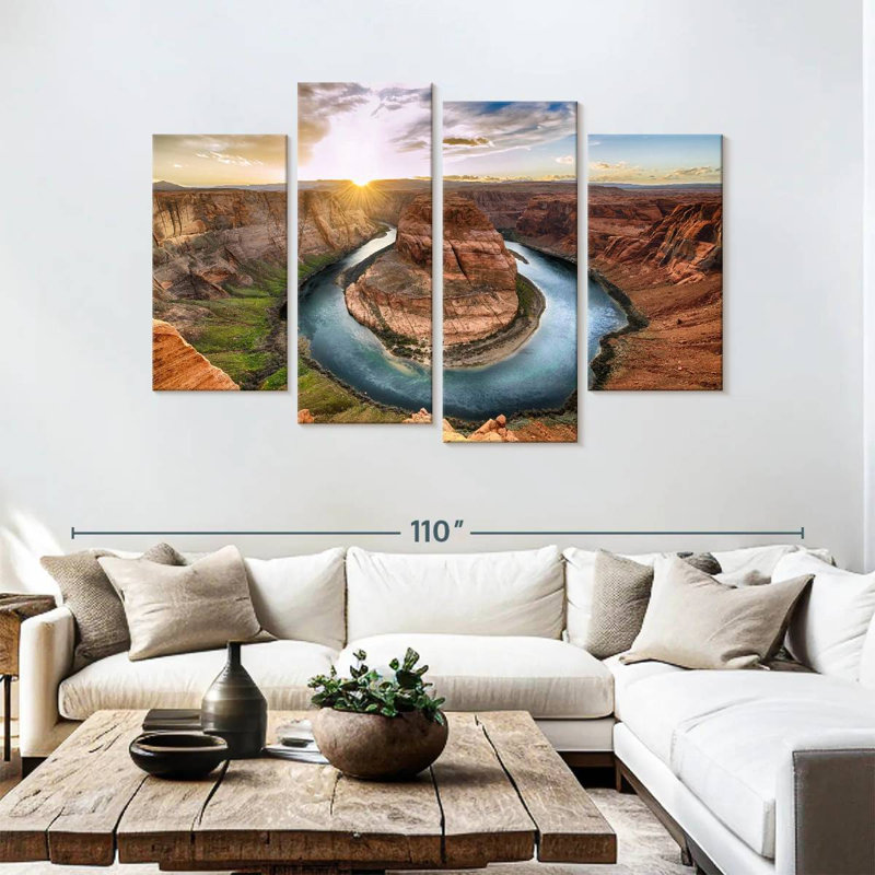 Alvord Horseshoe Bend, rivière Colorado, H 54 po x l 84 po
