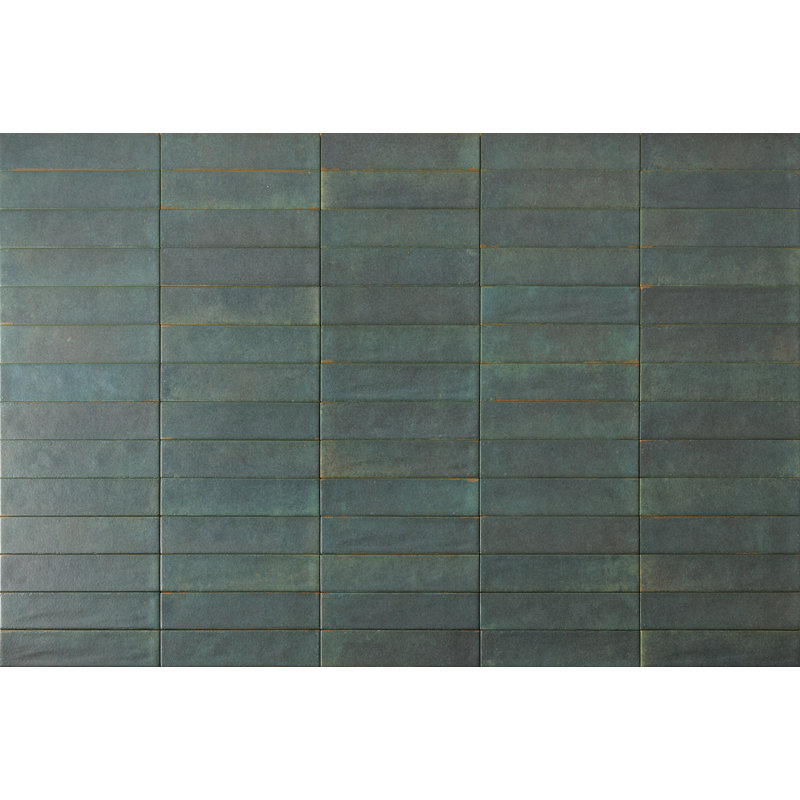 Downtown 2" x 10" Matte Porcelain Subway Wall & Floor Tile, Green