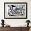Crâne de chèvre, bouteille et chandelle, 1952 - Pablo Picasso - Reproduction encadrée sur mesure-970382856-970382863-970382908