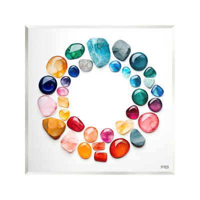 «Gradient Gemstones in Circle», art mural par RB