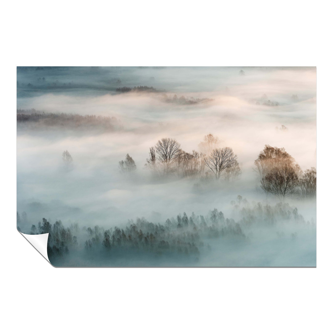 Foggy Winter Morning Sunrise - No Frame Print