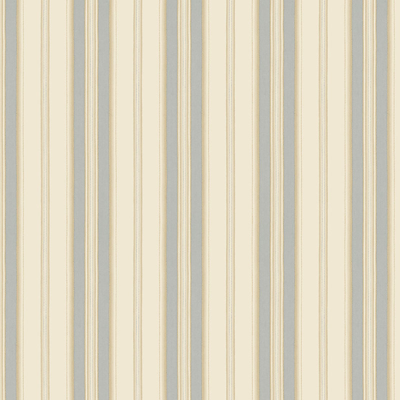 Rouleau de papier peint L 32,7 pi x l 20,5 po Griesman, Crème / bleu / or métallique