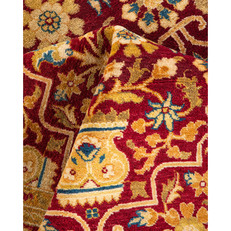 Hayner One-of-a-Kind 8 X 10 2000s Wool Area Rug in Red