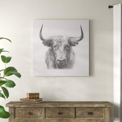 «Black Bull», peinture sur toile