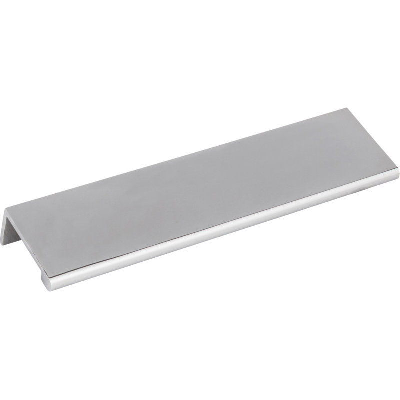 Edgefield 5" Center to Center Finger Pull, Polished Chrome