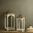 Medders 2 Piece Wood Tabletop Lantern Set-434442495