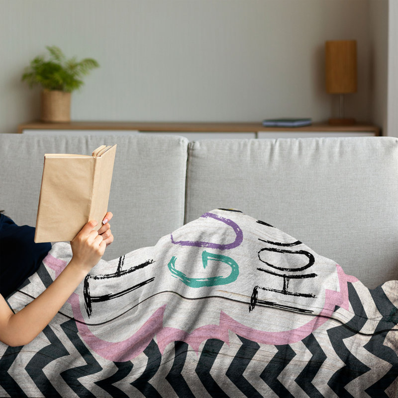 Hand Woven Throw Blanket, 50" x 60"