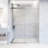 Houston 56-60" W x 76" H Sliding Frameless Shower Door with 3/8" Clear Glass-77317528