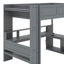 Lit mezzanine double avec bureau