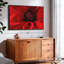 Floral et botanique «Red Flower Bloom Wall Art»-101779201