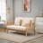 HOMCOM 48" 2-Seater Couch For Small Spaces