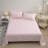 Grid Sheet Set 4 PCs Bedding Sheet Set 1 Fitted Sheet 1 Flat Sheet 2 Pillowcases-115839519-115839535