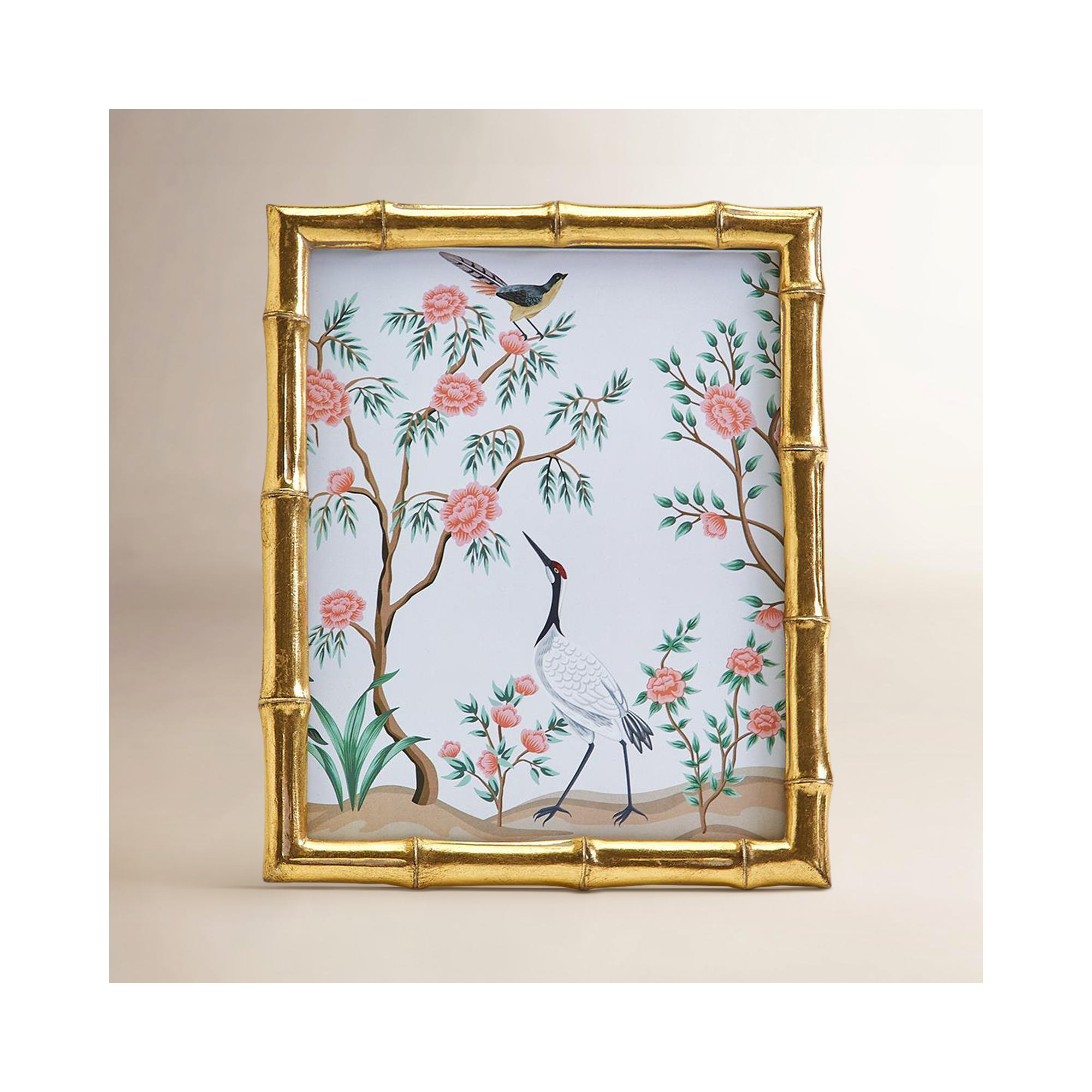 Gold Faux Bamboo 8X10 Photo Frame, 8" W x 10" H, 1