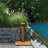 81.5'' H Portable Solid Teak Freestanding Outdoor Shower