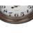 Clocks, 20" Round, Wall Clock, Antique Brown, Transitional